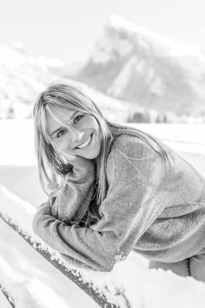 Photo réalisée lors d'une séance portrait au lac de Samoens en Haute-Savoie