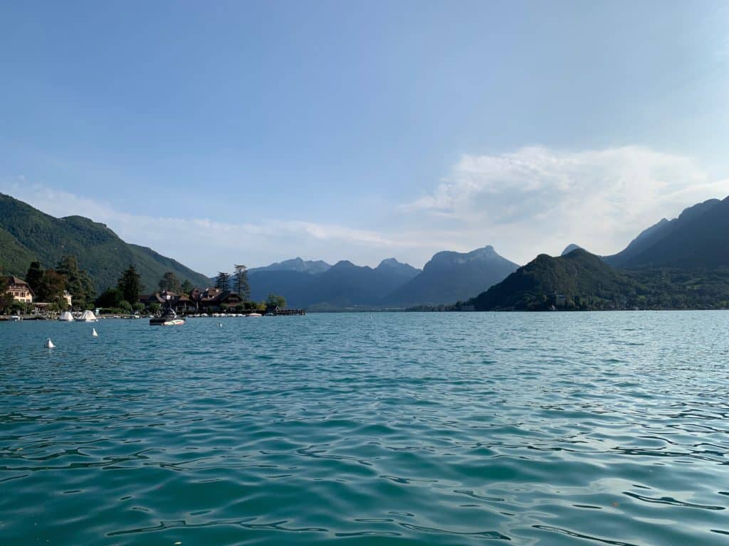 Baie de Talloires - Lieu séance d'engagement lac d'Annecy
