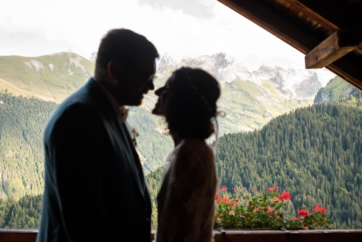 reportage mariage au gîte du passant sur la chaine des Aravis en Haute-Savoie @Elise Morgand