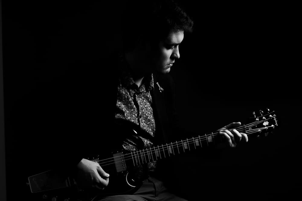 séance photo portraitiste pour guitariste @Elise Morgand