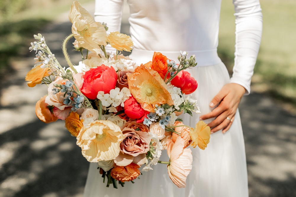 Le bouquet de la mariée @Elise Morgand